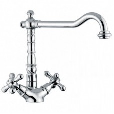 СМЕСИТЕЛ "РЕТРО" - ЛУКС ЗА КУХНЯ ХРОМ