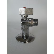 СФЕРИЧЕН ЪГЛОВ КРАН ТЕЖЪК МОДЕЛ С МЕТАЛНА РЪКОХВАТКА 1/2'X1/2'