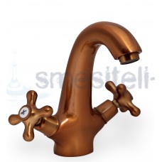 СМЕСИТЕЛ "РЕТРО" - ЛУКС ЗА МИВКА СТ. Л.Ч.BRONZE